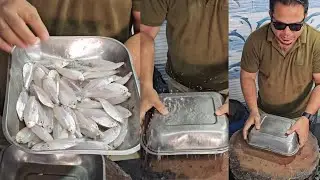 small fish cleaning tricks!! sagar fish hoodi Bangalore 