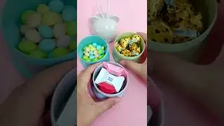 Reuse Baby Food Storage Containers &  Filled With Sweets🍭😋 #satisfying #goviral #shorts