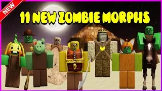 UPDATE - Find The Zombie Morphs - ALL 11 NEW ZOMBIE MORPHS - ROBLOX