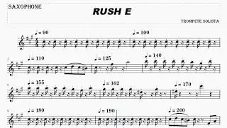RUSH E (Meme Music) - Saxophone! #partituras  #music #saxophone #sax #score #sheetmusic #rush