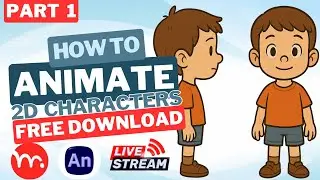 how to make 2d cartoon animation || moho animation tutorial