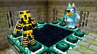 MINECRAFT PERO BLUEY SE PASA EL JUEGO POR MÍ 😱
