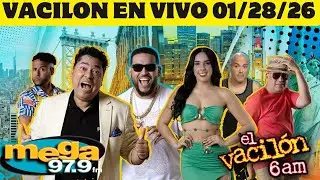 Mega 97.9 El Vacilón de la Mañana EN VIVO MIERCOLES 01/28/26