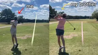 Tee Flip Scramble Challenge (ft. my brother)