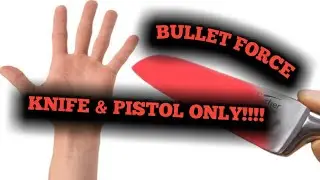 Bullet Force: KNIFE AND PISTOL ONLY CHALLENGE ON MELTDOWN