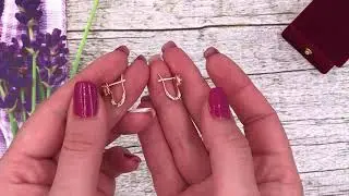 Серьги Золотая роза 24210