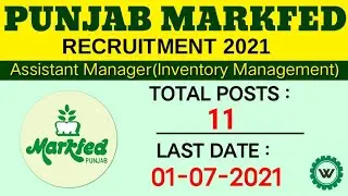 Punjab Markfed Recruitment 2021 | VERKA RECRUITMENT 2021| ASSISTANT MANAGER