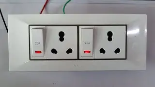 16amp 2 switch 2 socket connection// heavy duty extension board wiring||