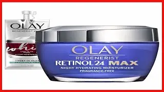 Olay Regenerist Retinol 24 Max Moisturizer, Retinol 24 Max Night Face Cream, 1 7 Oz + Whip Face
