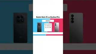 Redmi Note 15 vs Realme P4x Full Comparison short ✅l