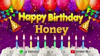 Honey Happy birthday To You - Happy Birthday song name Honey 🎁