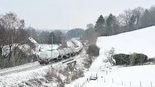 Class 66 Captrain naar Aken-West  op 6-1-2026.