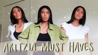 TOP 5 ARITZIA MUST HAVES & ESSENTIALS (TRY ON) | everyday basics