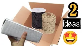 2 Beautiful space-saving craft ideas from cardboard || cardboard magic
