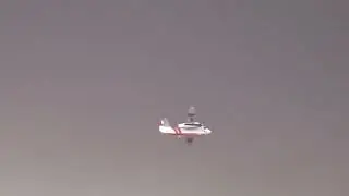 Grumman S-2F3AT Flying Through Smoke Near Hayward, California