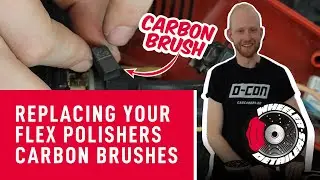 FLEX PE14  2 150 ROTARY POLISHER | CARBON BRUSH REPLACEMENT | 9 SIMPLE STEPS