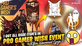 Pro Gamer Wish Event Free Fire 🔥 I Got All Rare Items || Kitna Diamond Lgega ?