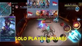 Update Gameplay Hanabi Venom || Solo rank /Mobile Legends || Auto victory