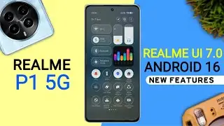 Realme P1 Realme Ui 7.0 Update - 25+ Amazing Features | P1 5G New Update Android 16 #realmep1