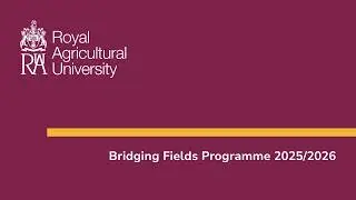 Bridging fields autumn workshop series:1