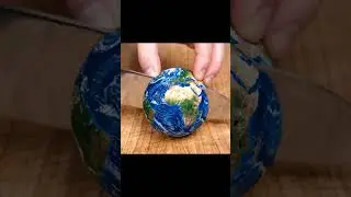 AI ASMR Earth Cutting🌎 #asmr #aiaudio #aisound #ai