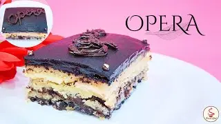 Best Opera Cake Recipe | Classic Eggless Soft Chocolate & Coffee Cake