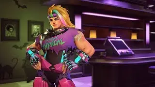 Overwatch TOTALLY 80s Zarya Skin Gameplay