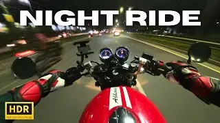 GT 650 Night Ride | SSMoto Exhaust + DB Killer (Raw POV) 🔥