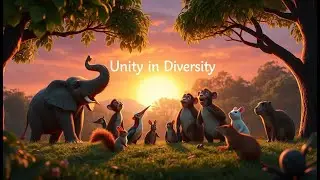 Unity in Diversity: Forest Animals Working Together | AI Animation | Moral Story