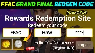 FFAC FINAL REDEEM CODE🔥CODE BUG SOLUTION|TODAY REDEEM CODE TAMIL