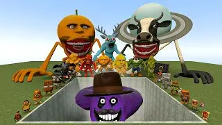 AI Brainrot Memes vs Hungry Snake Daddy Bosses in Giant Pit &ndash; Gmod Chaos