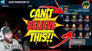 ONLY 4 MYTHICS REQUIRED FOR DD7?! - DARK DIMENSION 7 PLANNER LIVE NOW! - MARVEL Strike Force - MSF