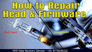 How to Recover HDD Data | Head Replacement | Firmware Repairing process | Logical & Physical issues
