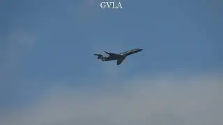 Gainjet Gulfstream G550 take off Athens Airport