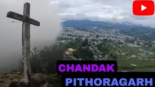 beautiful 😍 places to visit in Pithoragarh ⛈️ chandak // Motovlog rainy days (uttrakhand) vlog2023