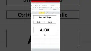 किसी Text को Italic करना