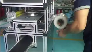 How to run semi automatic stretch film soap wrapping machine tutorial