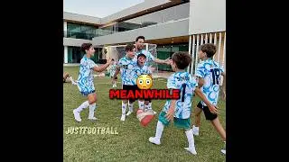 Messi kids hit siuuu celebration🤯Hugh quality $20👕link in bi0 #messi #ronaldo #kids
