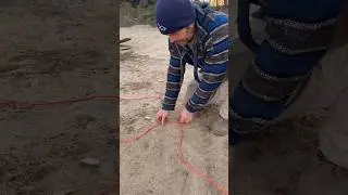 Испытываю 50-грановый детонационный шнур #взрыв #пиротехника