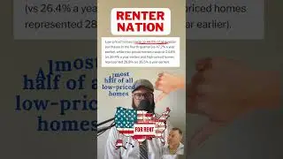 Renter Nation Is Coming! #Shorts #inflation #stockmarket #stocks #recession #finance #economy #news