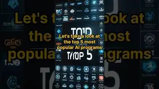 the top 5 most popular AI programs in the world.