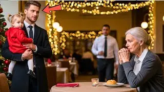 Una Anciana Millonaria Pasa La Nochebuena Sola&hellip; Hasta Que Un Padre Soltero Y Su Hija Entran.