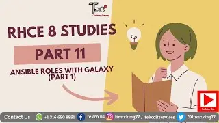 RHCE 8 Studies Part 11 | Ansible Roles with Galaxy (Part 1)