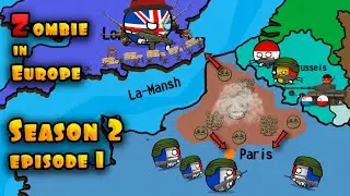 Zombies in Europe - Episodes 1. Season 2 ( Countryballs )