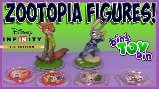 Zootopia Infinity 3.0 Figures of Judy Hopps and Nick Wilde!! Review & Game Play by BinsToyBin