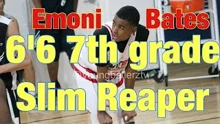 YoungBallerzTV :YoungBallerzTV: 6'6 Emoni Bates 7th Grade Slim Reaper