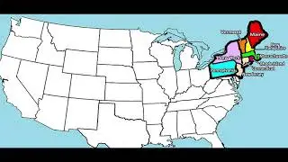 USA, Northeastern States- Rap the Map to learn the states & capitals SHORT VERSION