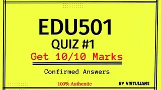 Edu501 quiz1 || edu501 quiz1 || 100%Confirmed answer