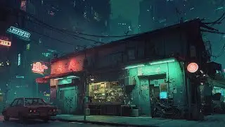 Retro City Reflections: 90s Lo-Fi Chillout for Rainy Nights