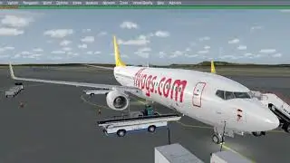 P3D V4.5 /LGKO-LGAV / Kos to Athens / cold and dark and boarding /
